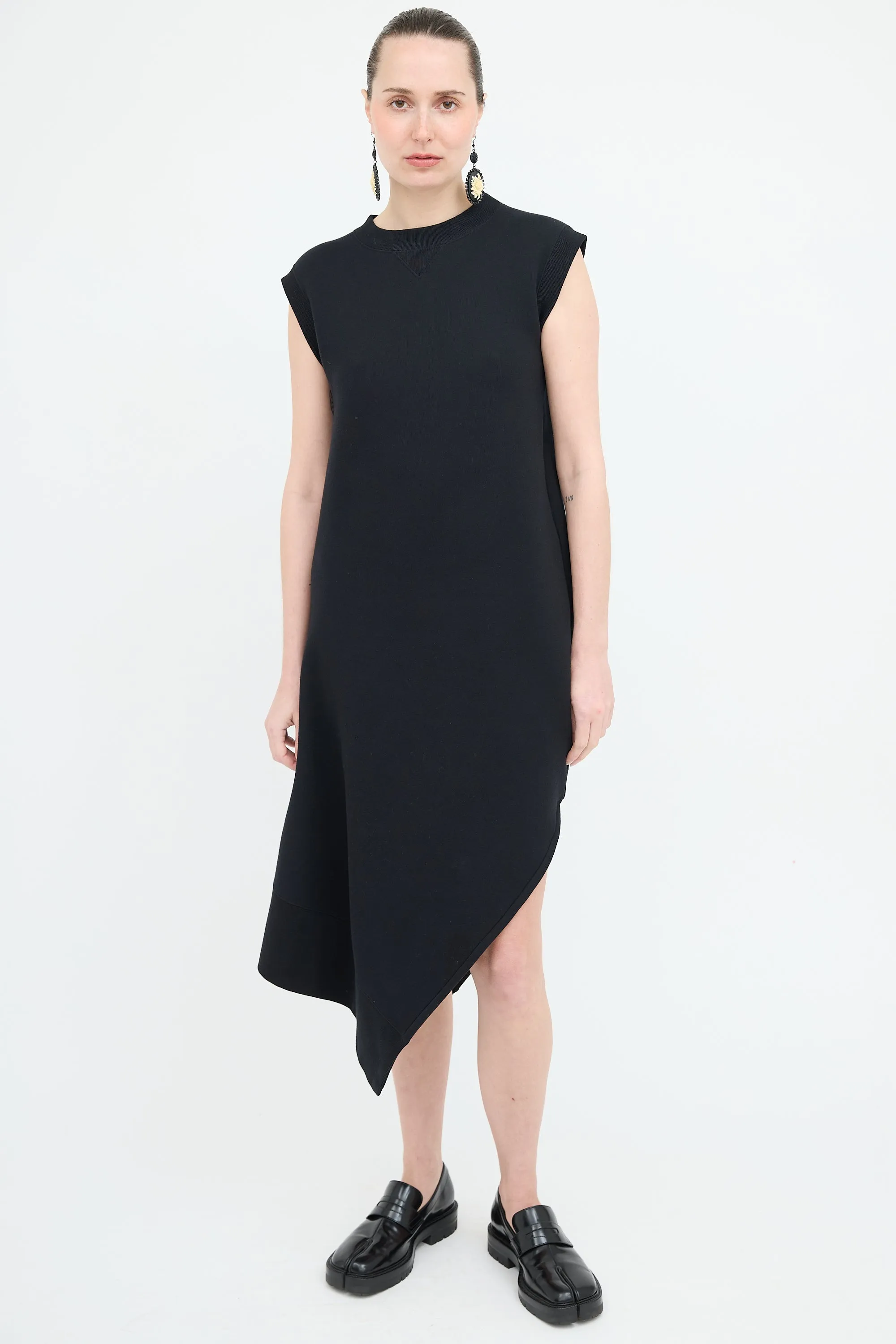 Asymmetrical Sweatshirt Dress
