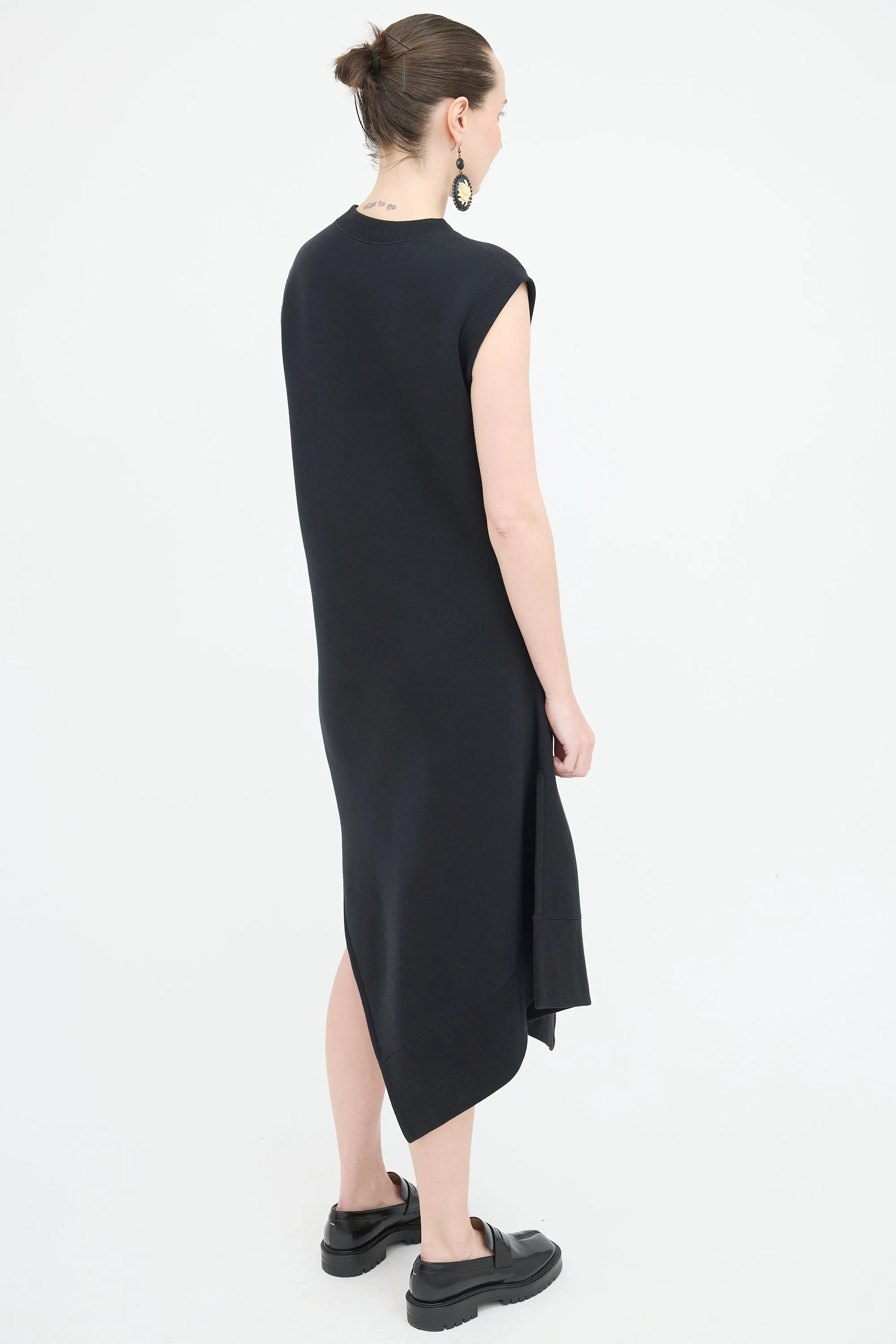 Asymmetrical Sweatshirt Dress