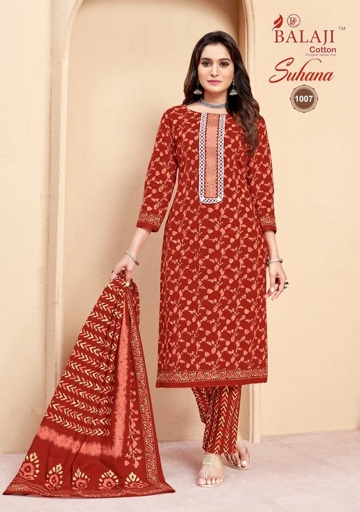Balaji Cotton Suhana Vol 1 Regular Wear Suit (395x08)