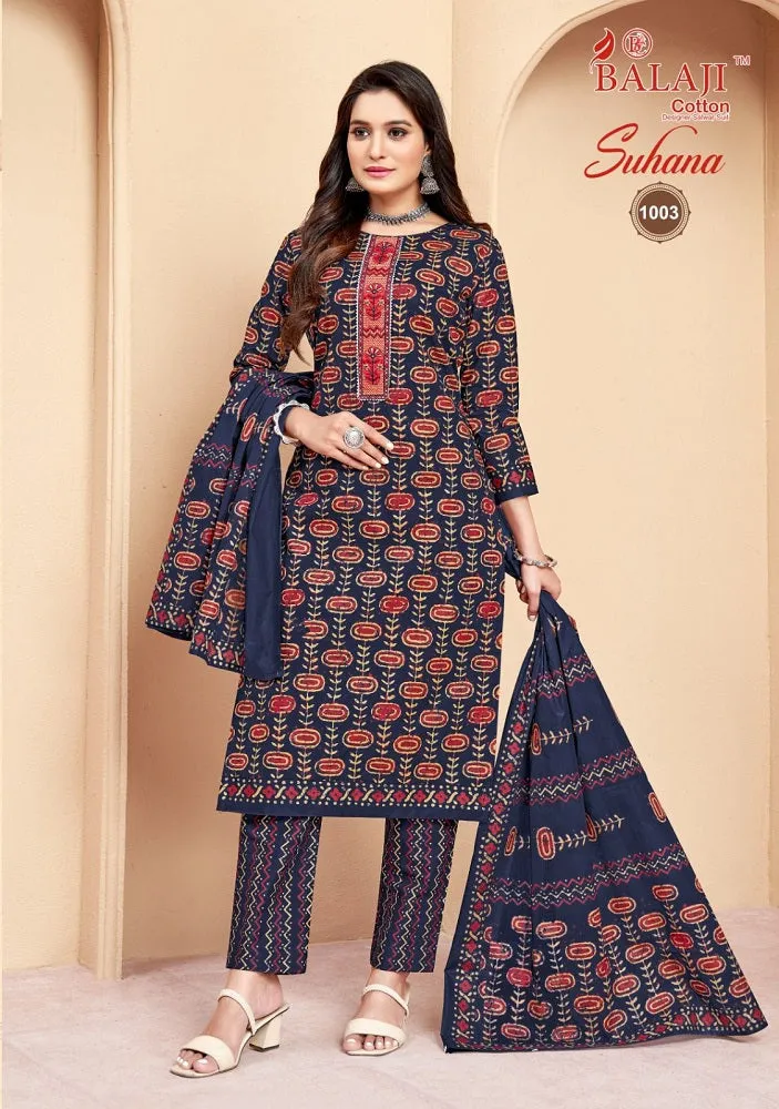 Balaji Cotton Suhana Vol 1 Regular Wear Suit (395x08)