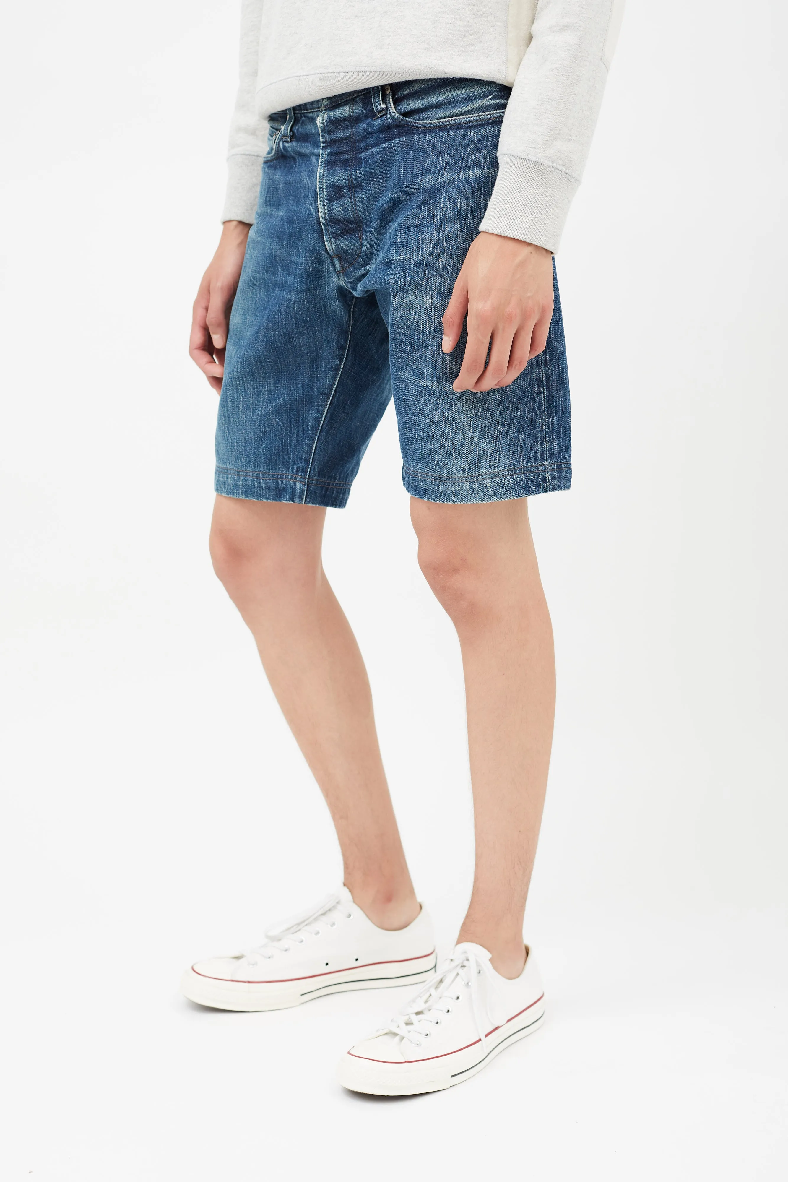 Blue Denim Jean Shorts
