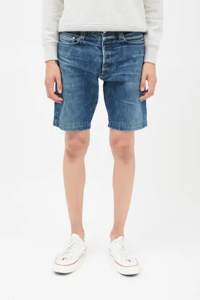 Blue Denim Jean Shorts