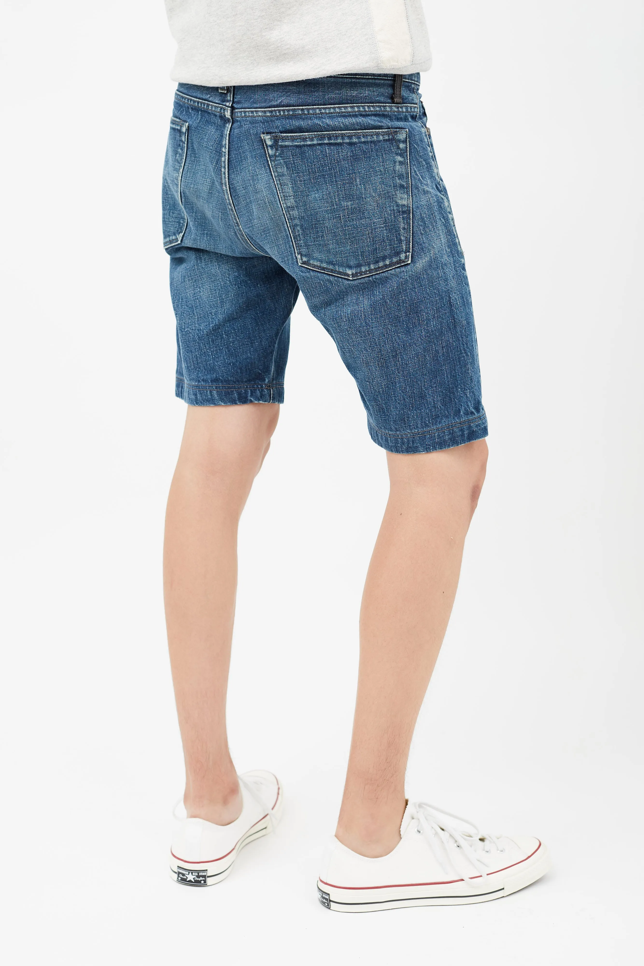 Blue Denim Jean Shorts