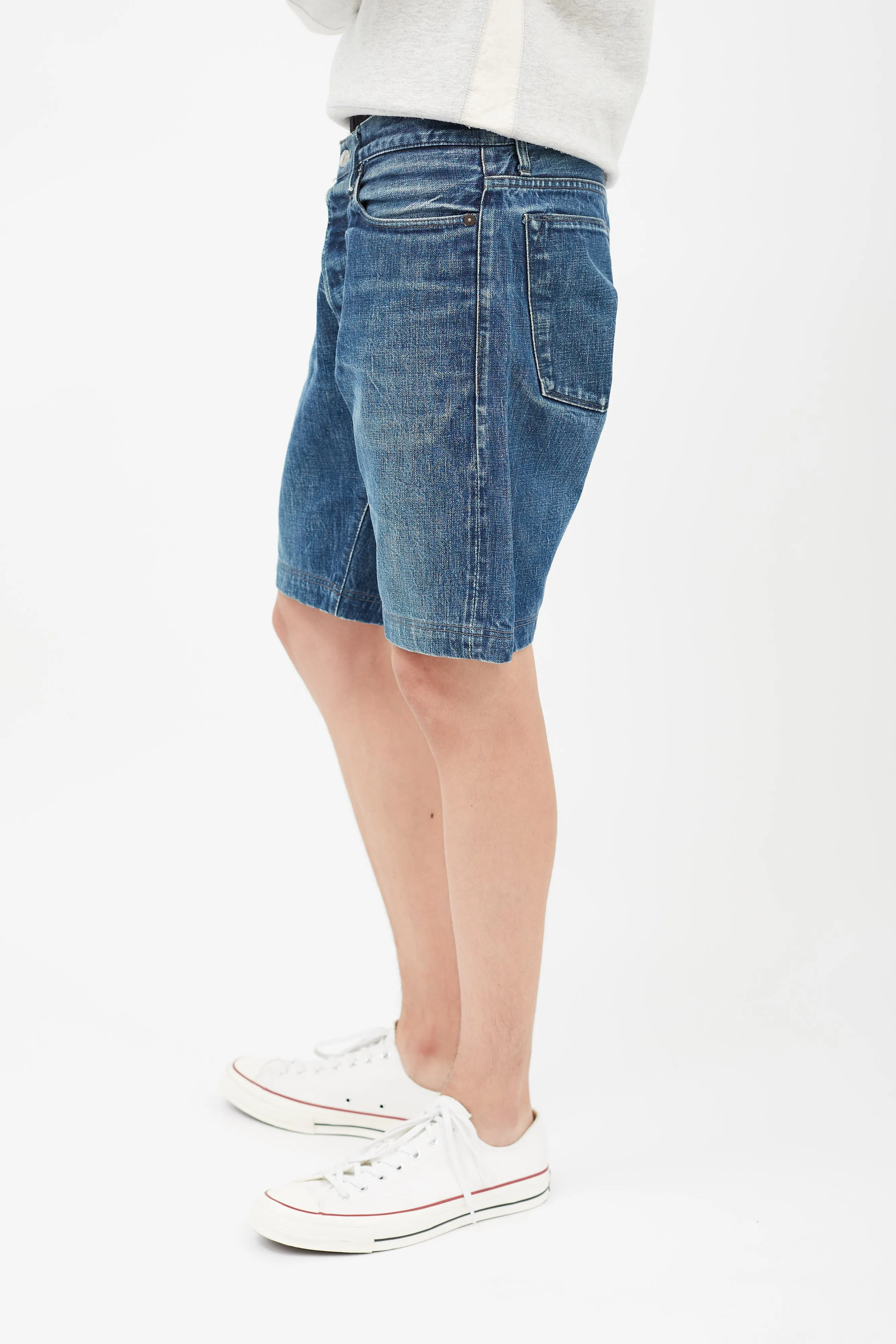 Blue Denim Jean Shorts