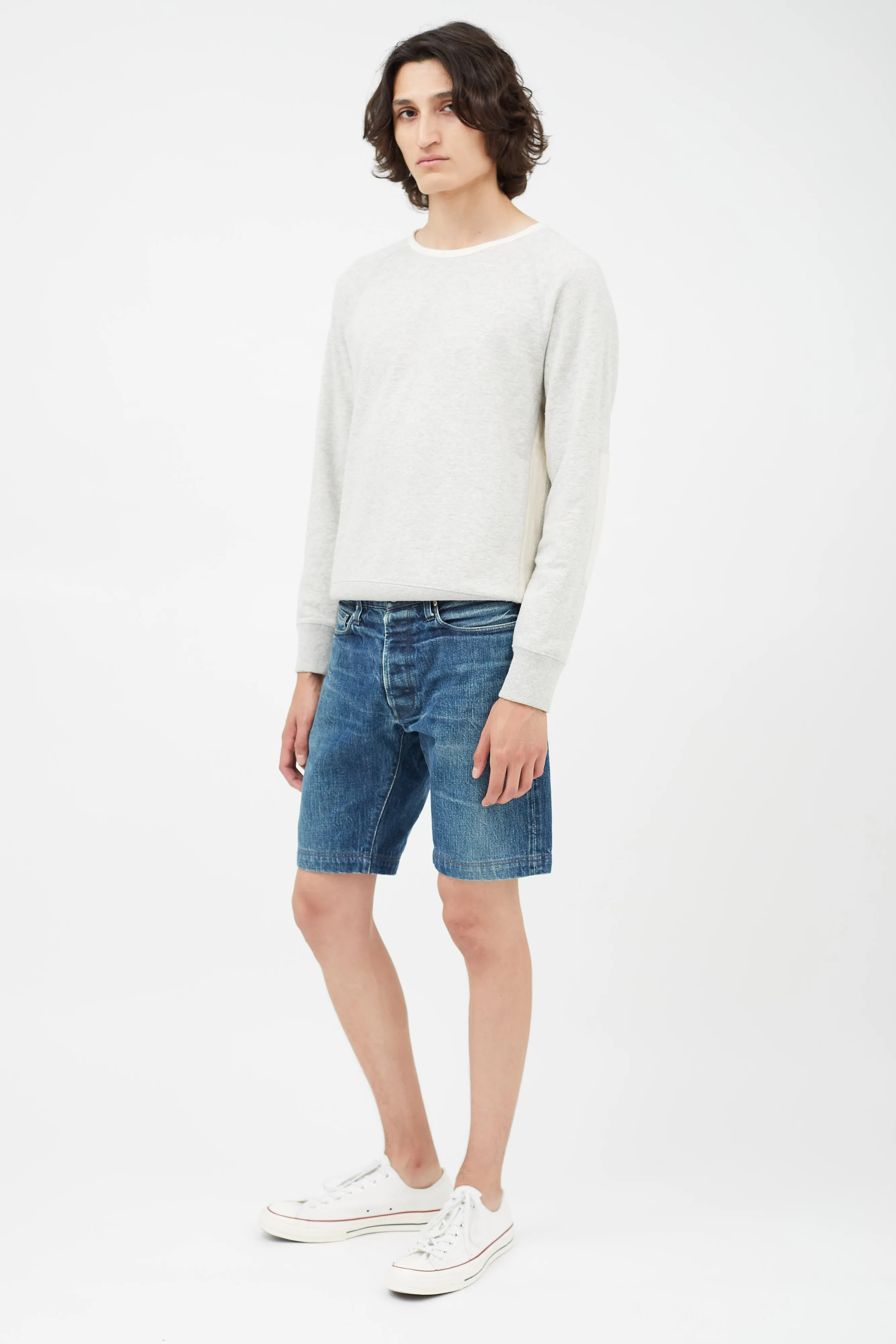 Blue Denim Jean Shorts