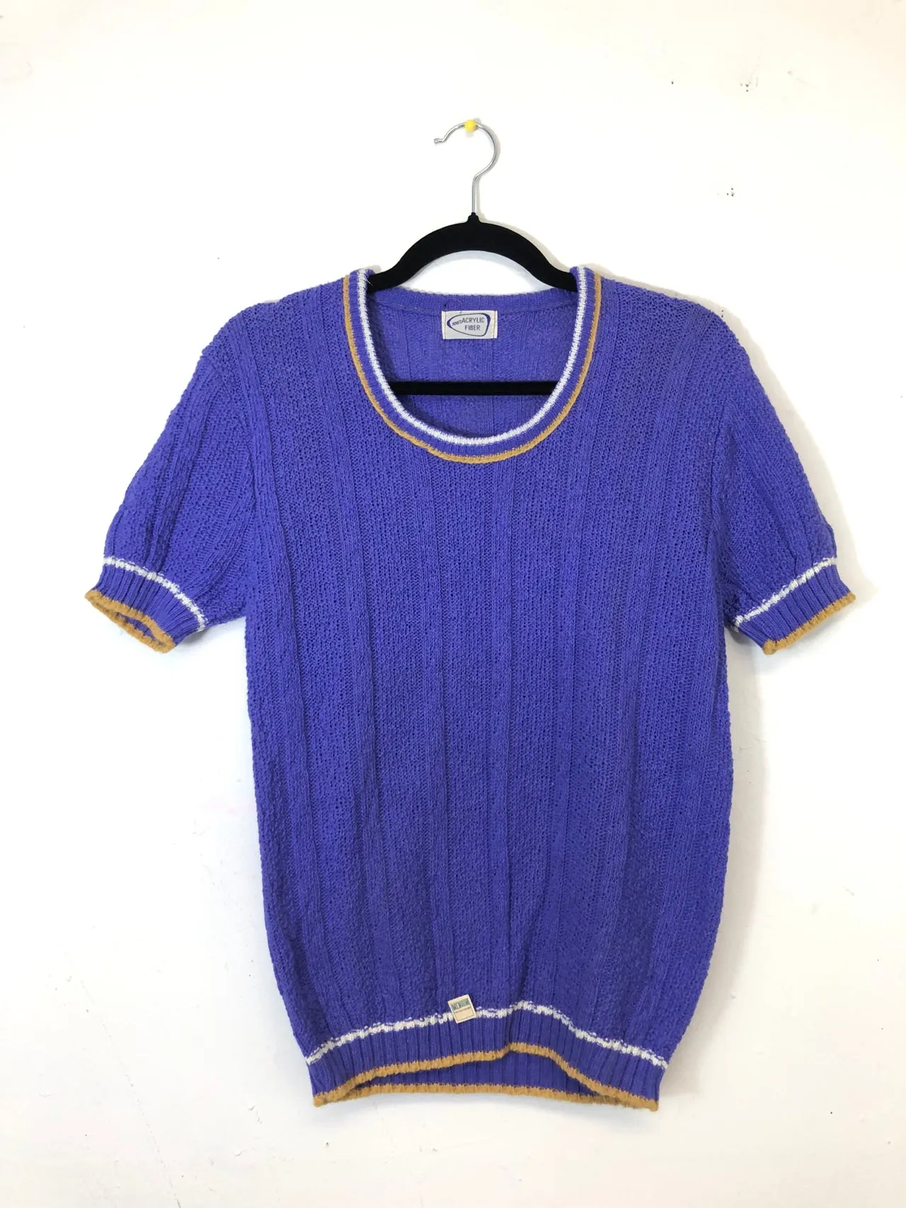 Blue Short-Sleeved Sweater (Deadstock)