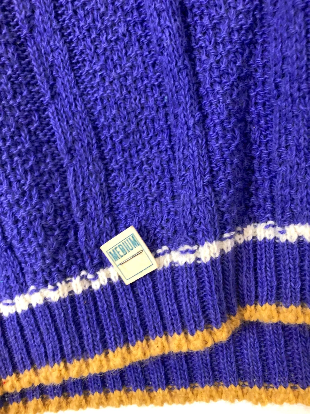 Blue Short-Sleeved Sweater (Deadstock)