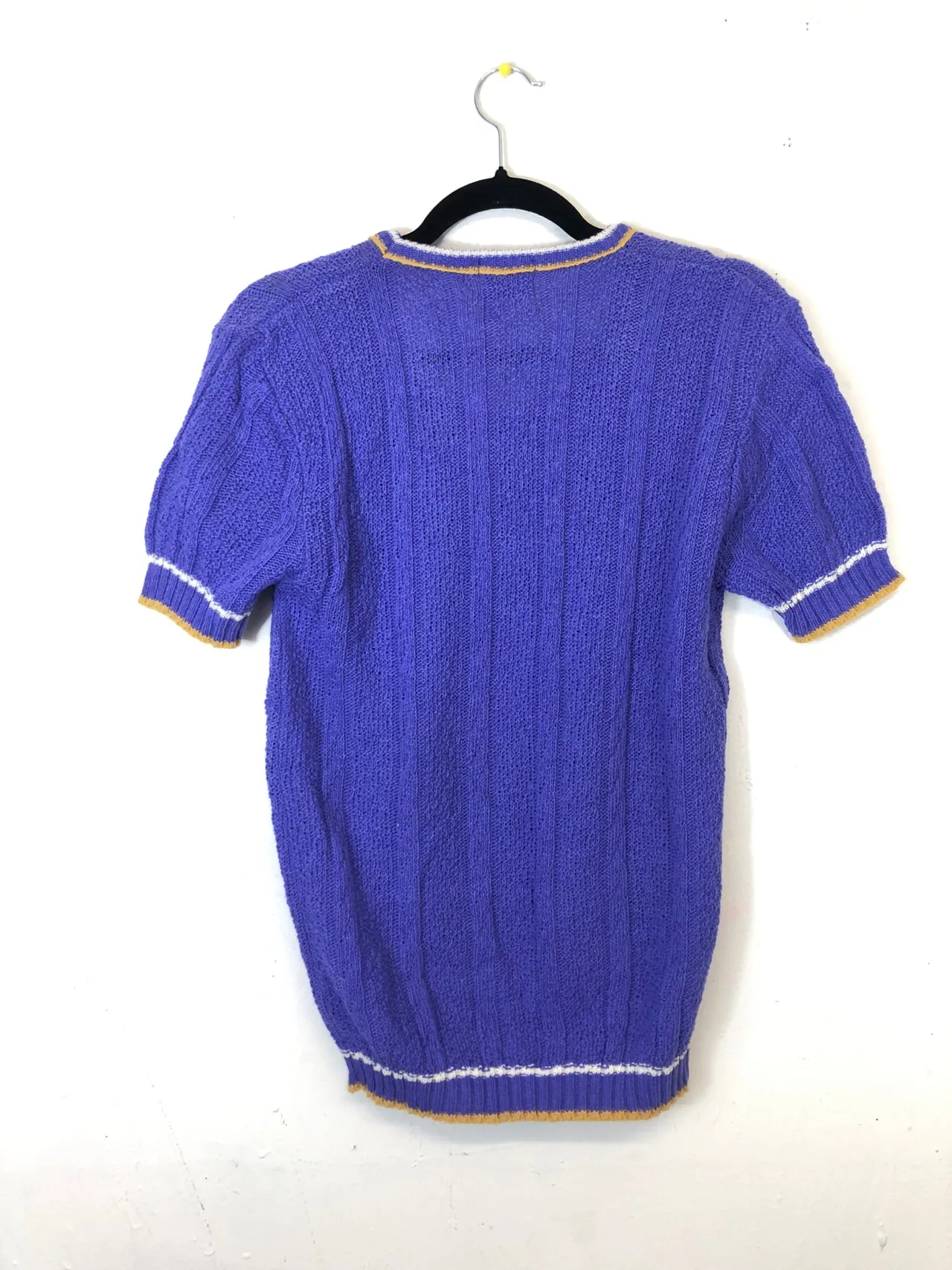 Blue Short-Sleeved Sweater (Deadstock)