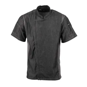 Chef Works Urban Delancey Short Sleeve Denim Chefs Jacket Size L