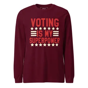 Crimson and Cream Super Power T-Shirt