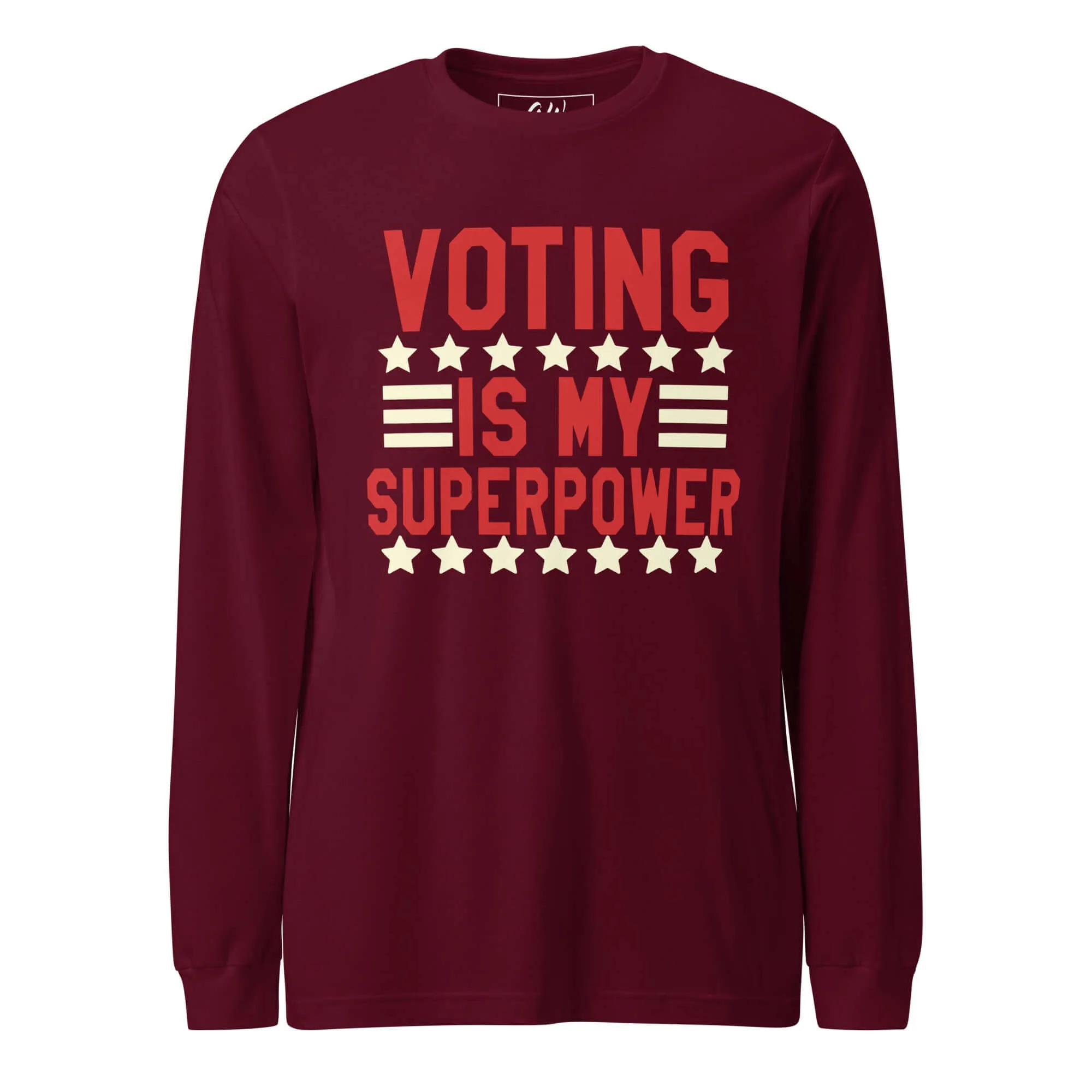 Crimson and Cream Super Power T-Shirt