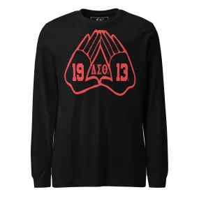 Delta Pyramid Hands Long Sleeve Tee