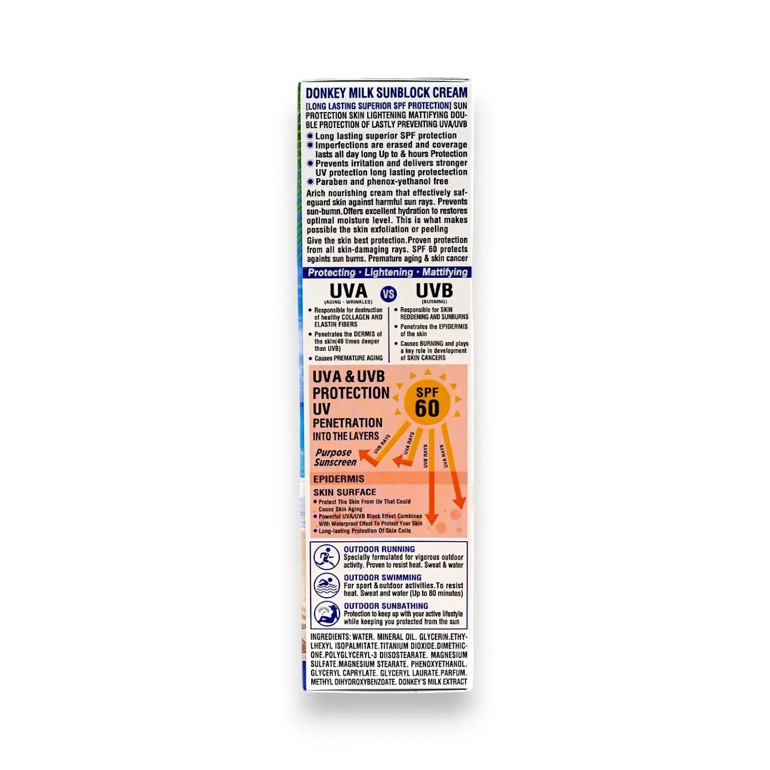 Donkey Milk Protect Sunblock 130ml