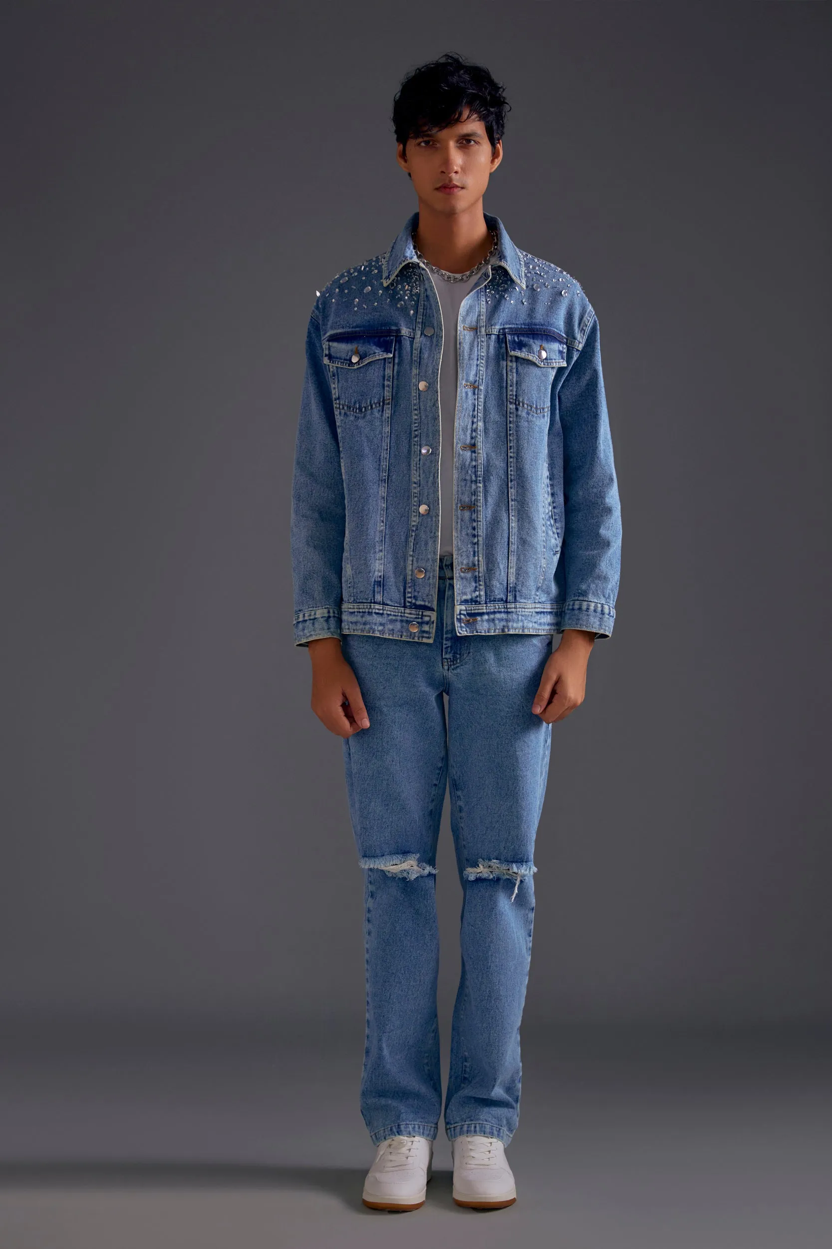 Embellished Denim Jacket