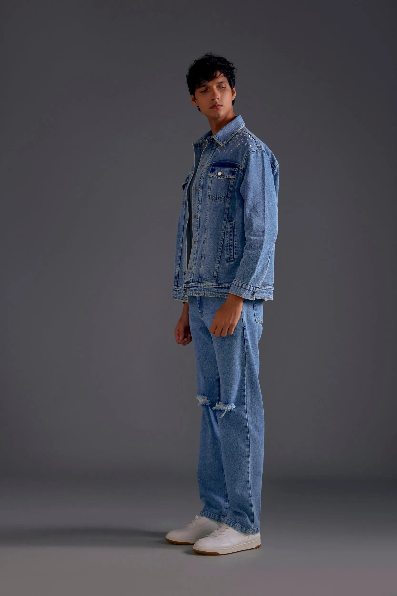 Embellished Denim Jacket