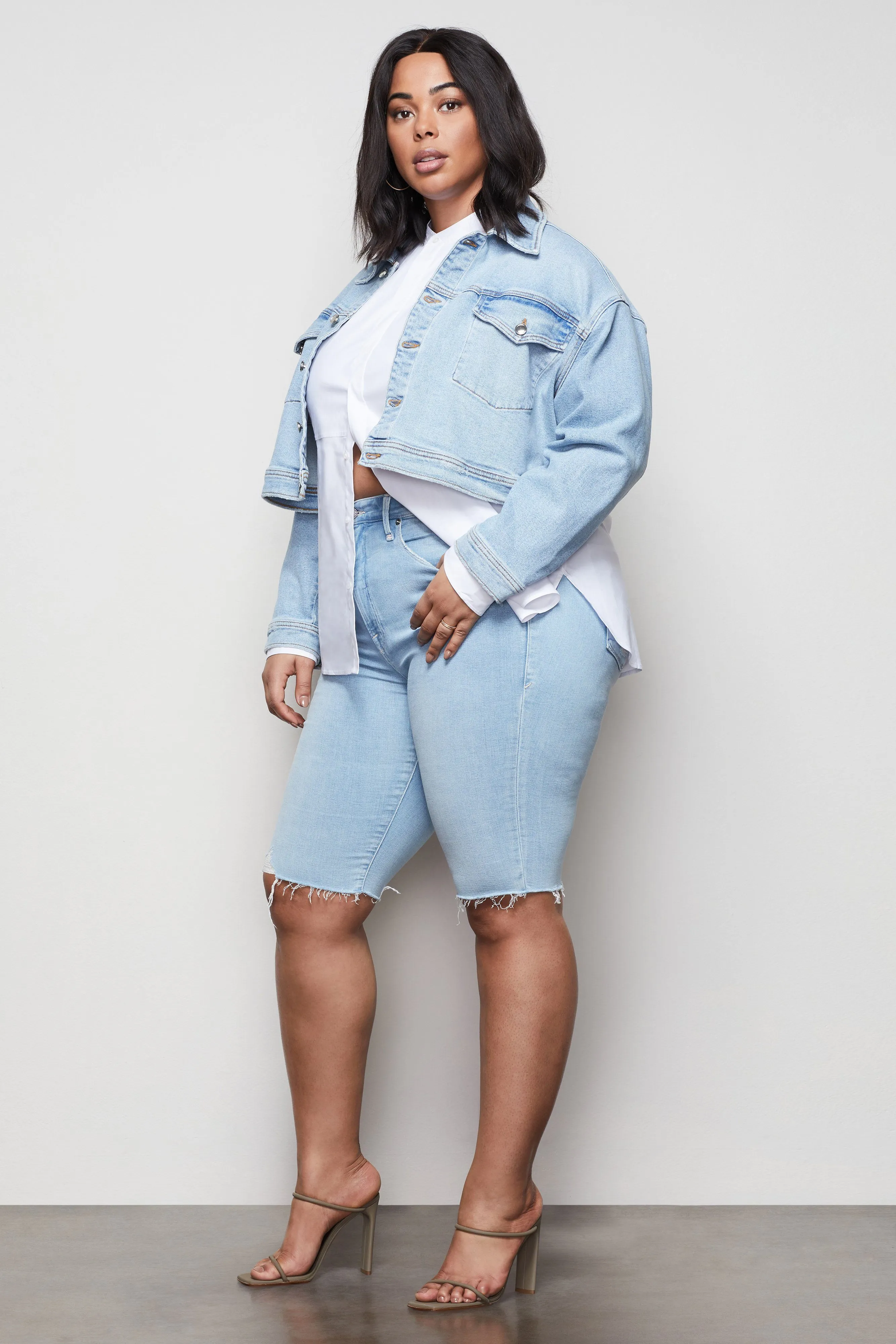 GOOD BERMUDA NOTCHED | BLUE413