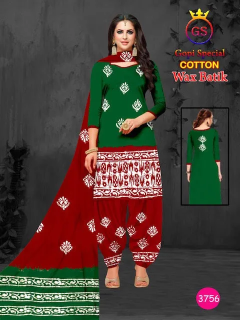 GS Cotton Wax Batik Pure Cotton Suit (410x10)