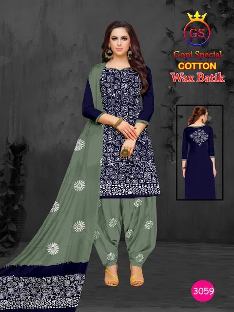 GS Cotton Wax Batik Pure Cotton Suit (410x10)