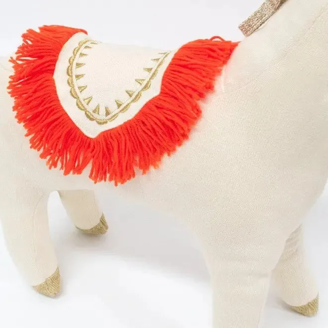 Hugo Llama Knitted Toy Character Cushion