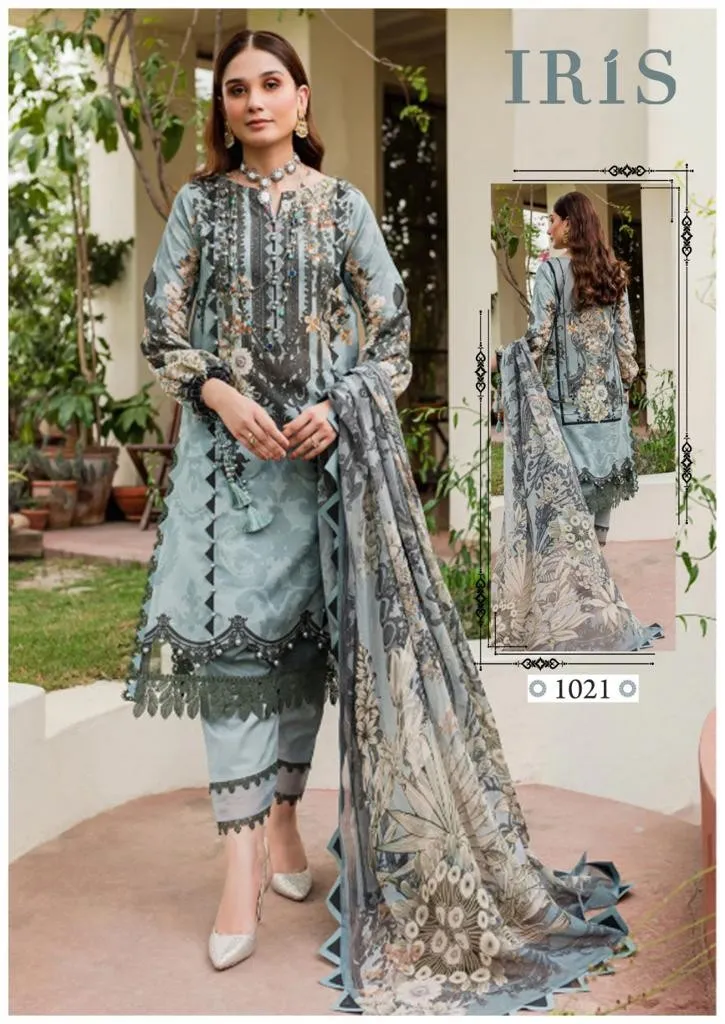 Iris Afsanah Vol 3 Luxury Heavy Cotton Dress Material (355x10)