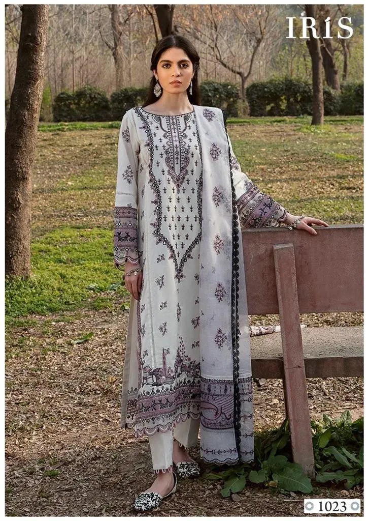 Iris Afsanah Vol 3 Luxury Heavy Cotton Dress Material (355x10)