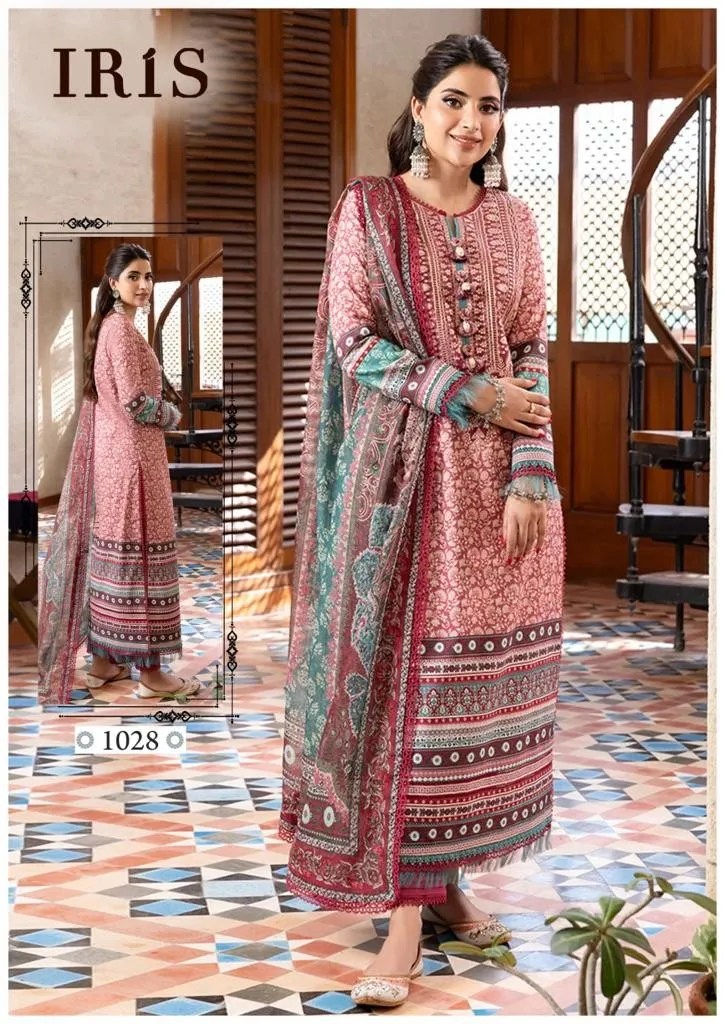 Iris Afsanah Vol 3 Luxury Heavy Cotton Dress Material (355x10)
