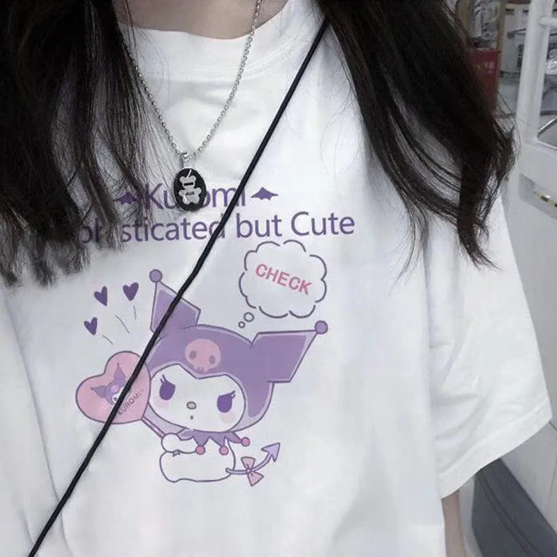 Kawaii Japanese Oversize Kuromi T-shirt