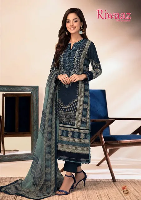 Madhav Riwaaz Vol 7 Series 7001 to 7006 Latest Patiyala Salwar Kameez (390x06)