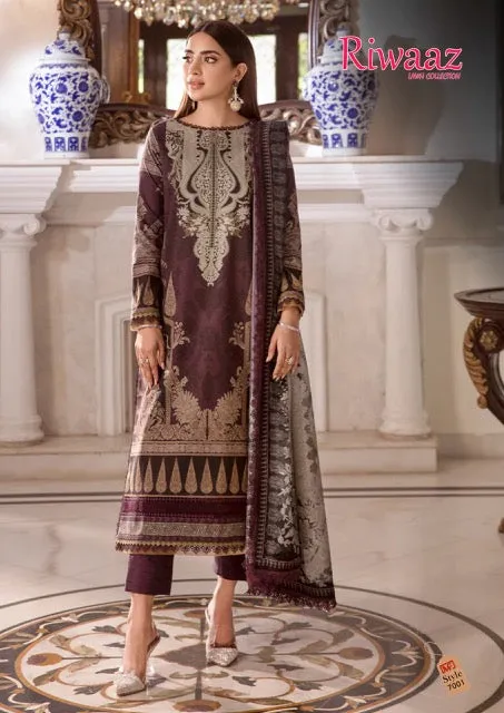 Madhav Riwaaz Vol 7 Series 7001 to 7006 Latest Patiyala Salwar Kameez (390x06)