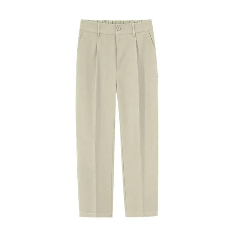 Men's Loose Straight Wide Leg Casual Ice Silk Trousers