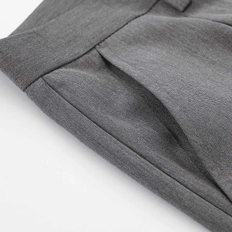 Men's Trousers Summer Loose Casual Trousers Straight-leg Drape Ice Silk Wide-leg Pants