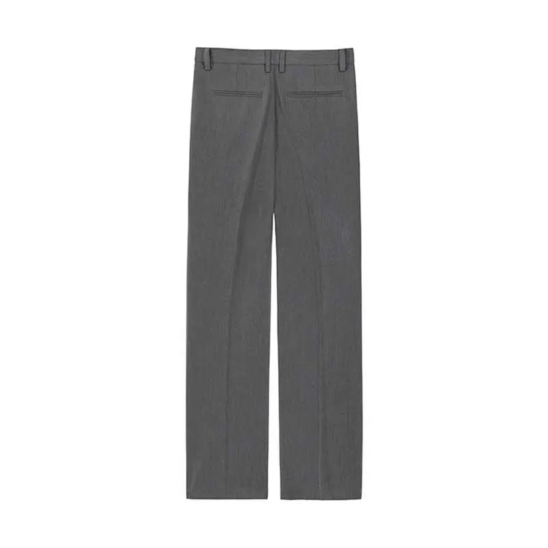 Men's Trousers Summer Loose Casual Trousers Straight-leg Drape Ice Silk Wide-leg Pants