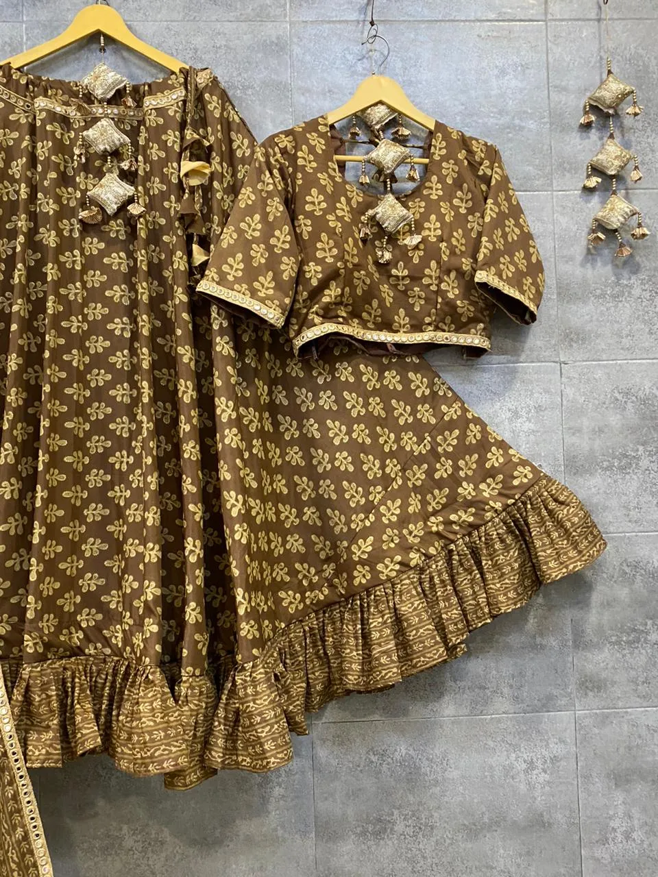 Summer Special Printed Cotton Kalamkari Lehenga Choli