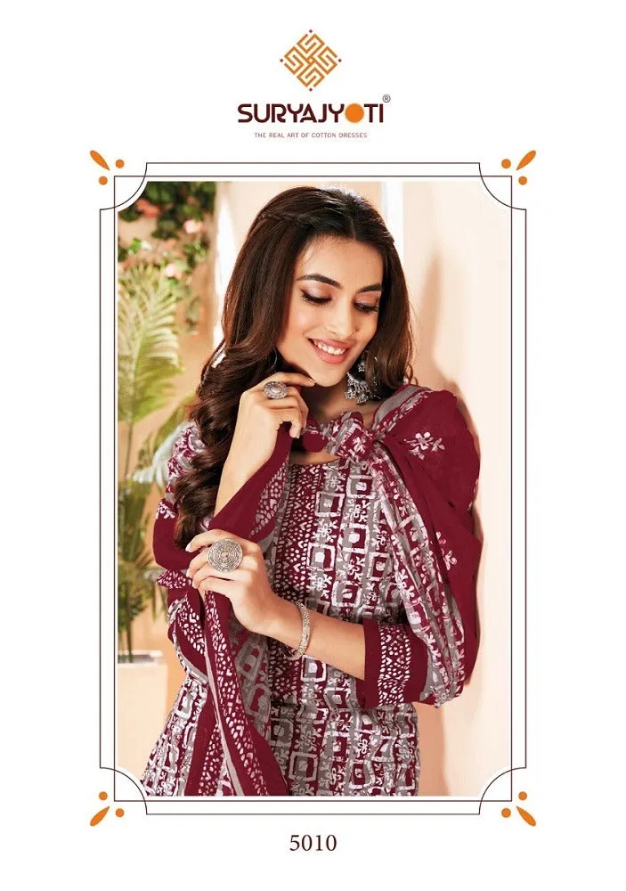 Suryajyoti Pehnava Vol 5 5001 5010 Series Pakistani Salwar