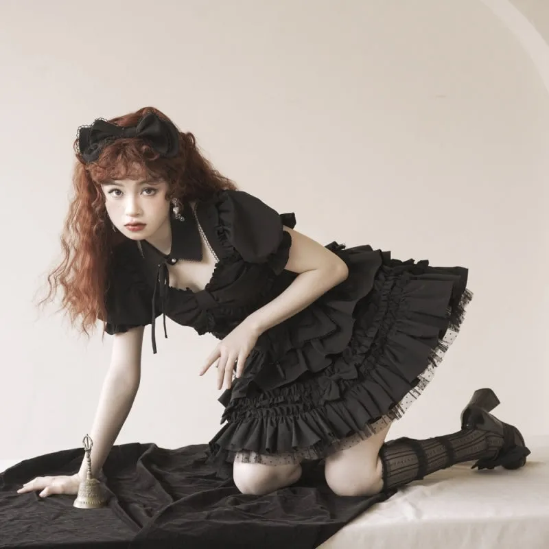 Sweet Wine Red Lolita Dress Set