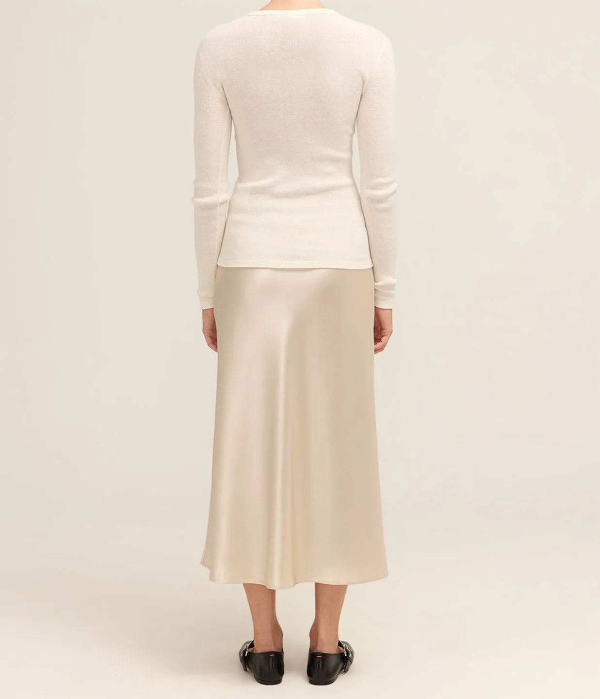 Vivian Long Sleeved in Salt