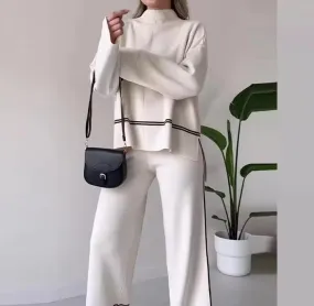 Women's Long Sleeve Casual Two Piece Outfit   B186072